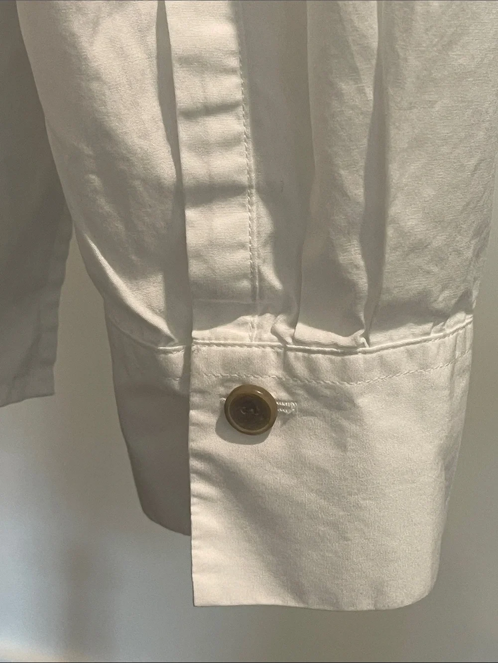 Vince Designer Luxury Cotton Stand Collar Shirt Size XL